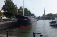 THEKLA IS A CARGO SHIP WHICH HOUSES A MUSIC VENUE OF THE SAME NAME