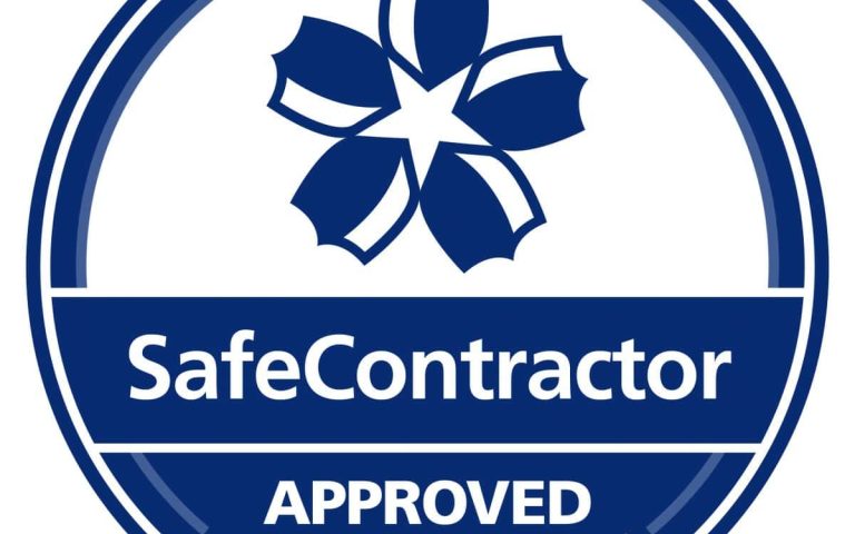 SafeContractor Approved badge for Ron Clark Electrical, highlighting safety and quality standards.