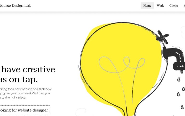 Bright yellow light bulb illustration with faucet, symbolizing innovative electrical solutions.