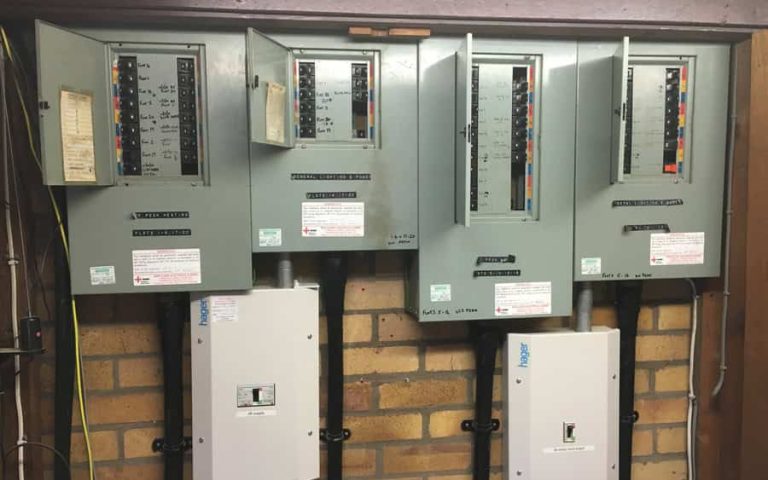 Electrical distribution board upgrade for safety and compliance.